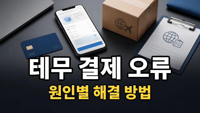 테무 결제 오류